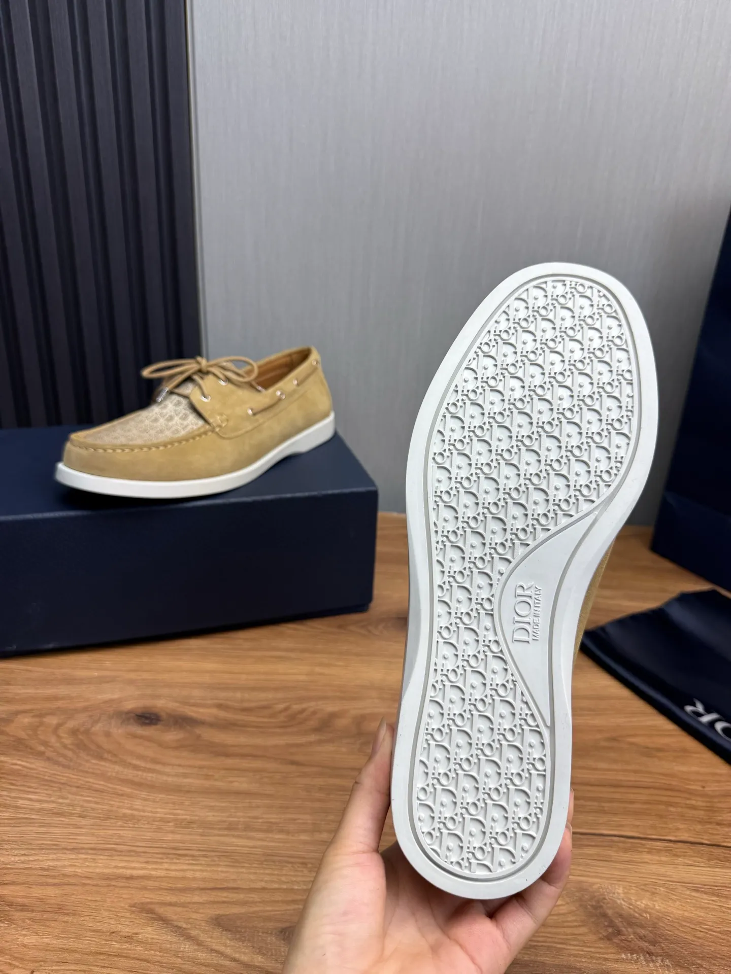 Men's shoes 💰560💰 [Dior Dior] Men's official website hot sale 🔥Imported frosted cowhide + cowhide lining. Original rubber wear-resistant outsole. High quality shipment ⬆️Code number 38-44, (45 customized)